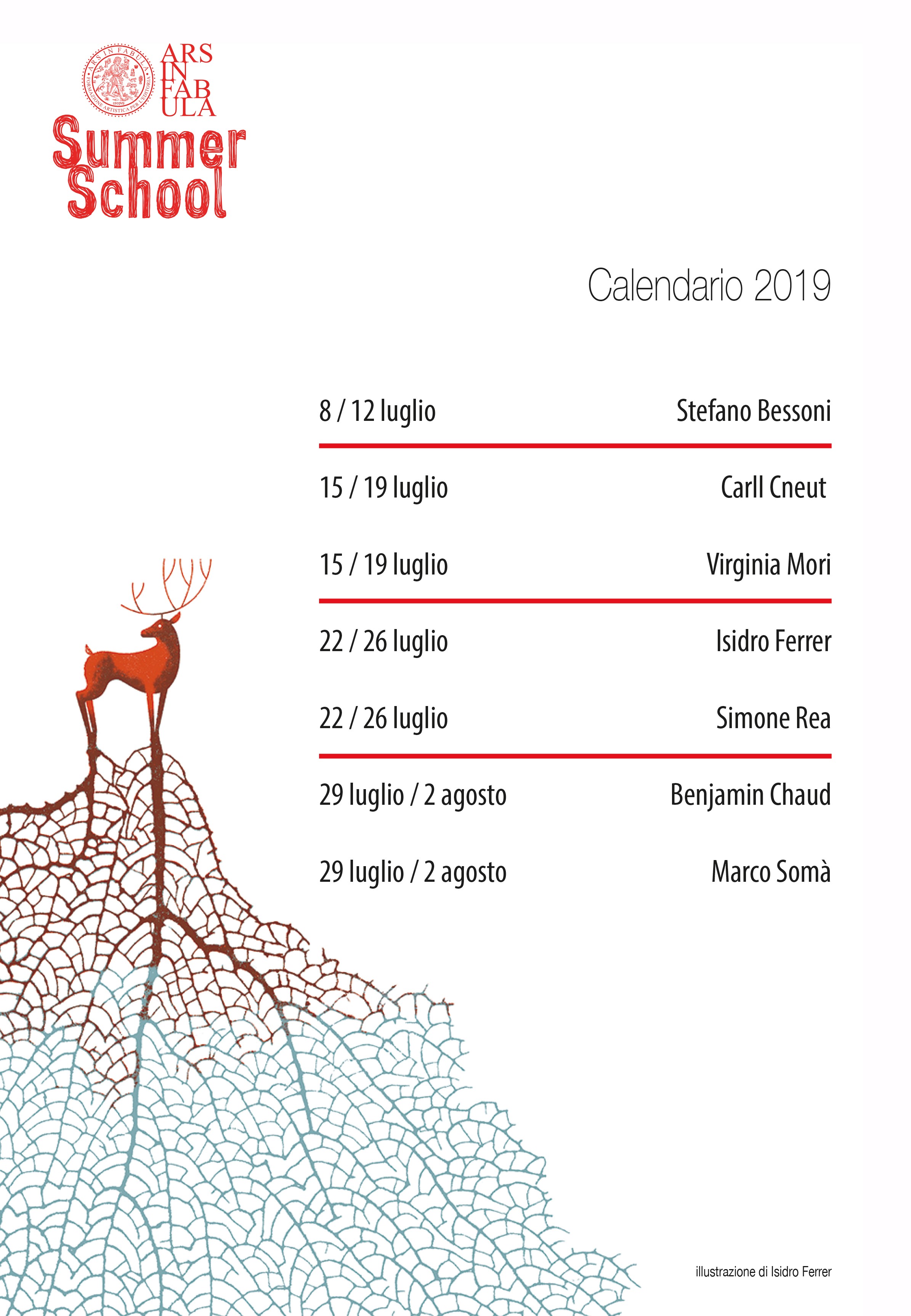 Summer calendario 2019 ita